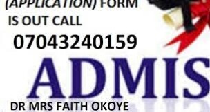 ECWA School of Nursing, Egbe 2023/2024 nursing form is still on sale(07043240159),call Dr Mrs Faith Okoye on 07043240159.. also midwifery, post-basic