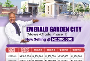 Selling Plots of Land at Emerald Garden City, Mowe-Ofada Phase 1 (Call 07067754408)