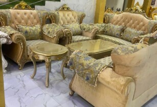 Affordable Luxury Imported Sofa Set with Full Accessories – Call 08144280912