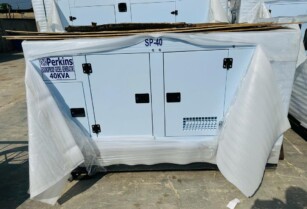 40kva Perkins Soundproof Generator with 2 Years Warranty – Call 07040218817