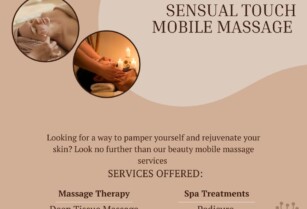 Get your Massage, Waxing, Pedicure and Manicure from Sensual Touch Mobile Massage (Call 09044578470)