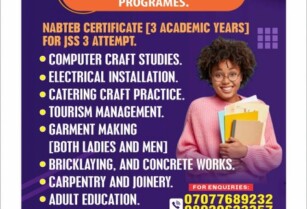 LEARN COMPUTER CRAFT,ELECTRICAL INSTALLATION,CATERING,CARPENTRY,BRICKLAYING & MORE – CALL 07077689232