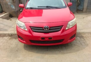 Toyota Corolla 2008 Manual Gear for Sale in Lagos – Call 07052878549